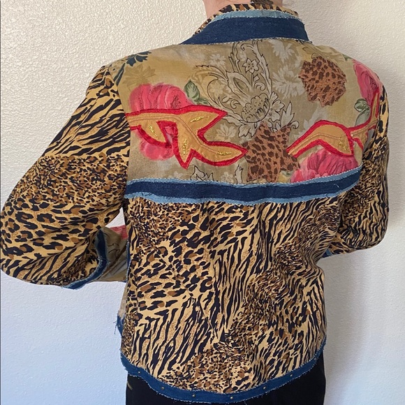 Draper’s & Damon’s Multi-Print Unique Jacket 🐆 🌸 - Picture 15 of 15